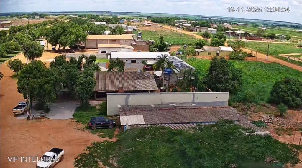 12 câmeras do Vigia Mais MT são instaladas em comunidade rural em Nova Mutum