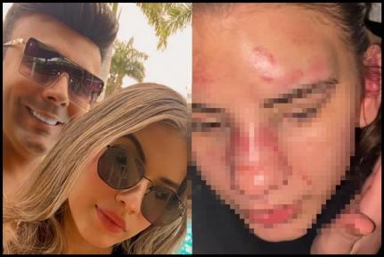 Esposa não segura as lágrimas e diz estar indignada com prisão de apresentador; Assista