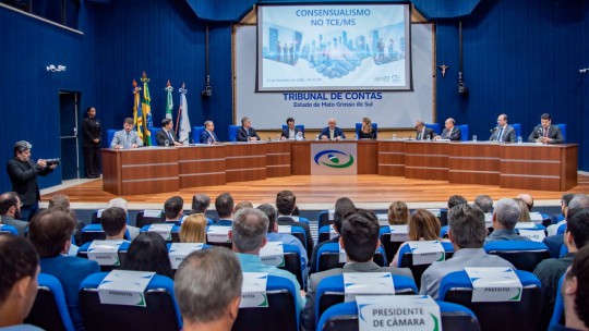 Experiência do TCE-MT em soluções consensuais é apresentada em evento no MS
