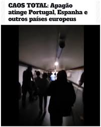 Grande apagão atinge partes de Portugal e da Espanha nesta segunda (28)