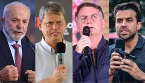 Lula, Tarcísio, Bolsonaro, Marçal: pesquisa Atlas simula 2° turno para 2026