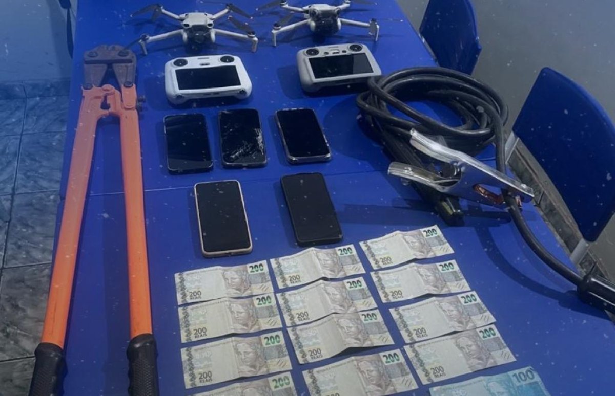 Polícia prende quadrilha de outros estados com drones e drogas em Mato Grosso