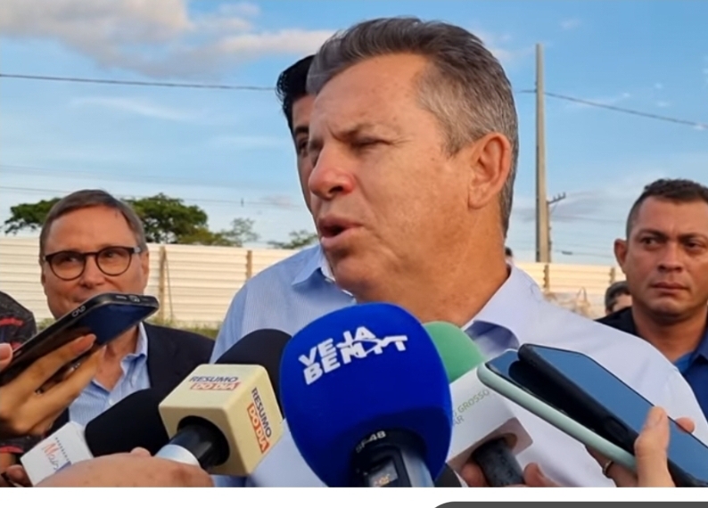 "Porquê ele (Emanuel Pinheiro) defende tanto  o VLT  que só teve corrupção " alfinetou Mauro Mendes