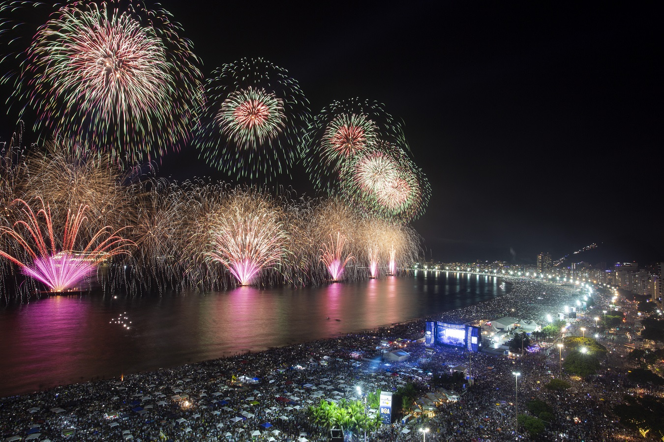 Rio de Janeiro tem maior festa de Ano Novo do mundo, reconhece Guinness